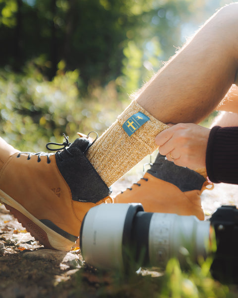 Swedish Lagom Socks - Warm Ochre