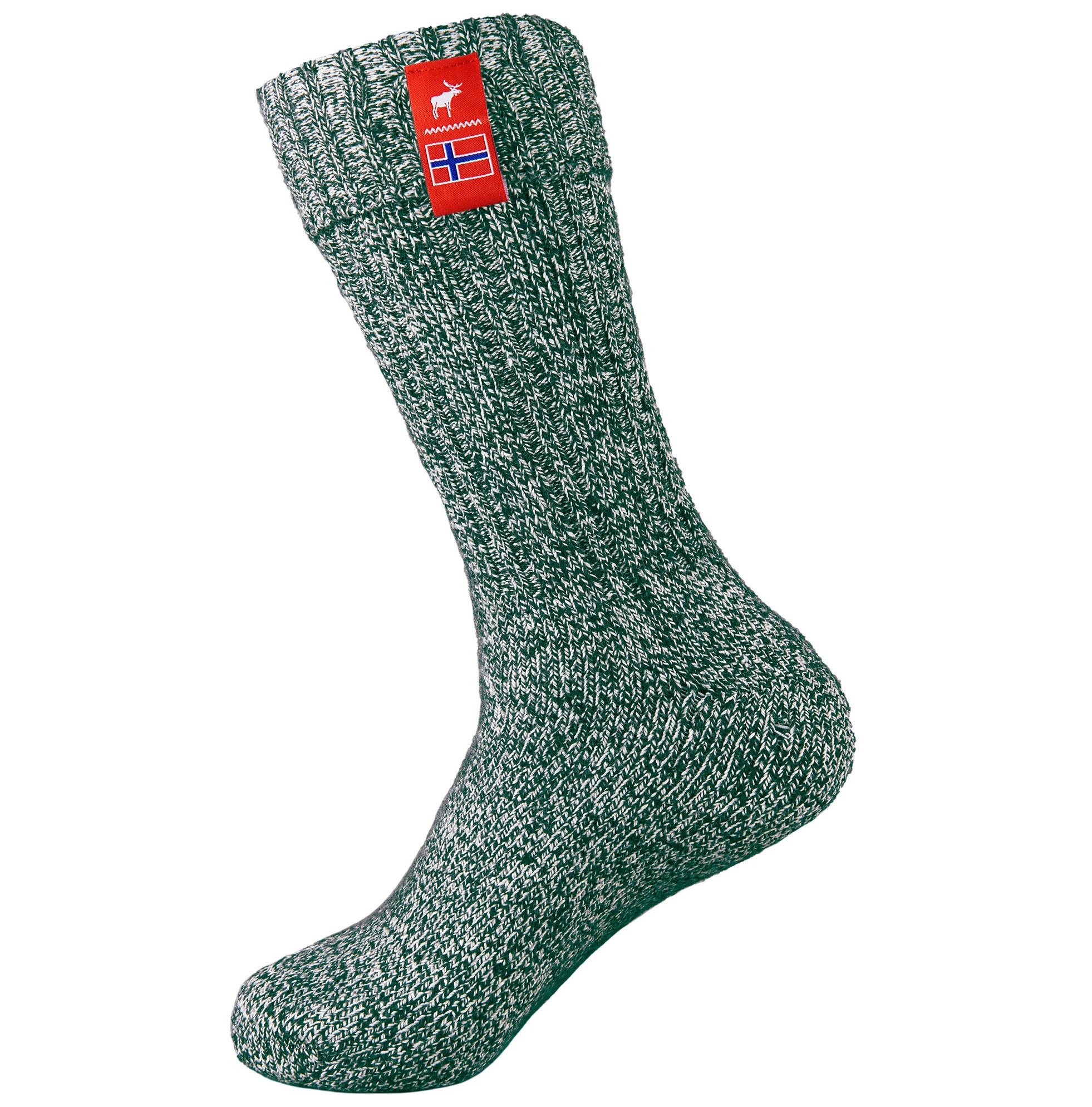 Norwegian Fjord Socks Pine Green The Nordic Sock Company