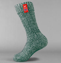 Load image into Gallery viewer, Norwegian Fjord Socks - Pine Green
