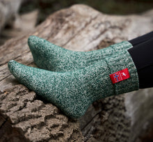 Load image into Gallery viewer, Norwegian Fjord Socks - Pine Green