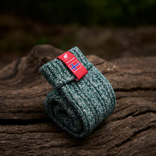 Load image into Gallery viewer, Norwegian Fjord Socks - Pine Green