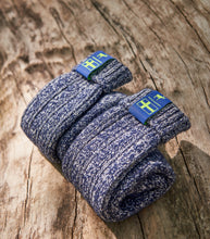 Load image into Gallery viewer, Classic Nordic Socks - Midnight Blue