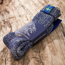 Load image into Gallery viewer, The Nordic Sock Company - Classic Nordic Socks - Midnight Blue
