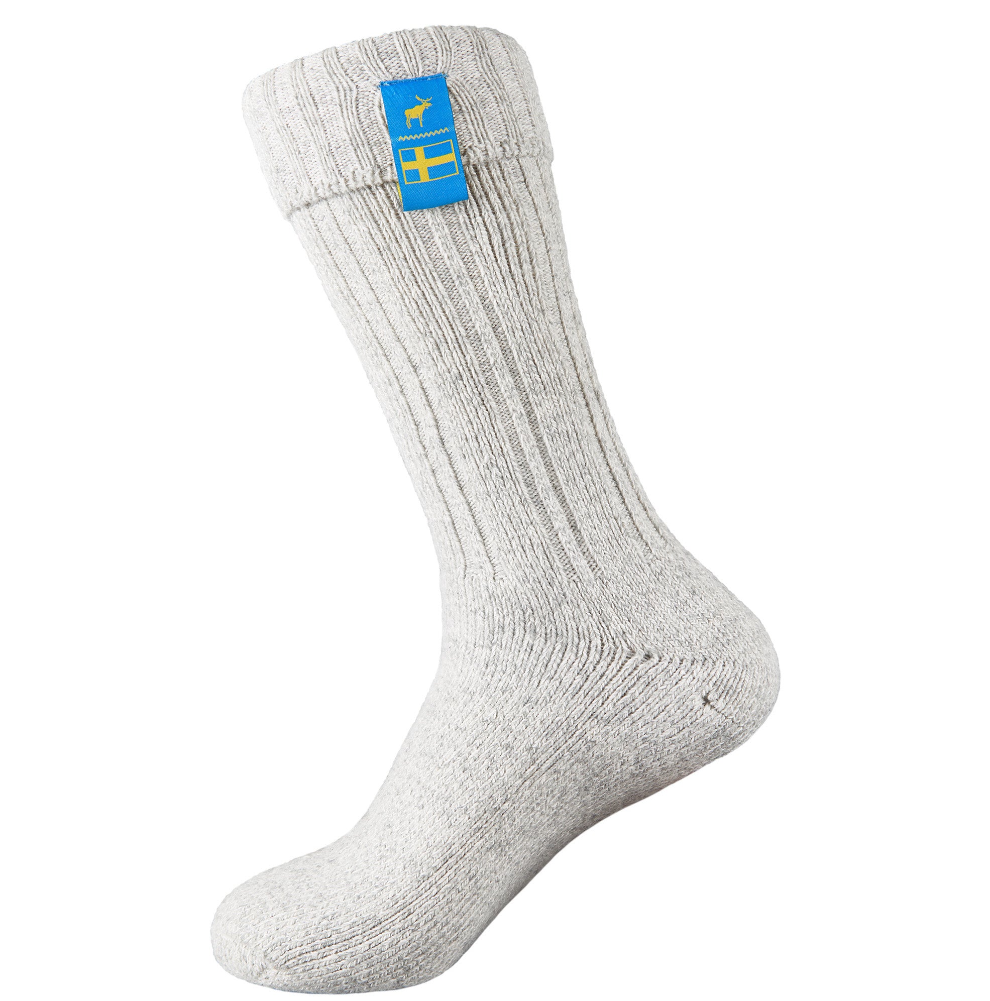 Swedish Lagom Socks Heather Grey The Nordic Sock Company
