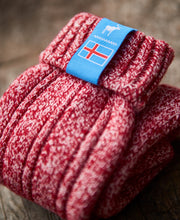Load image into Gallery viewer, Icelandic Saga Socks - Nordic Red