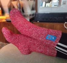 Load image into Gallery viewer, Icelandic Saga Socks - Nordic Red