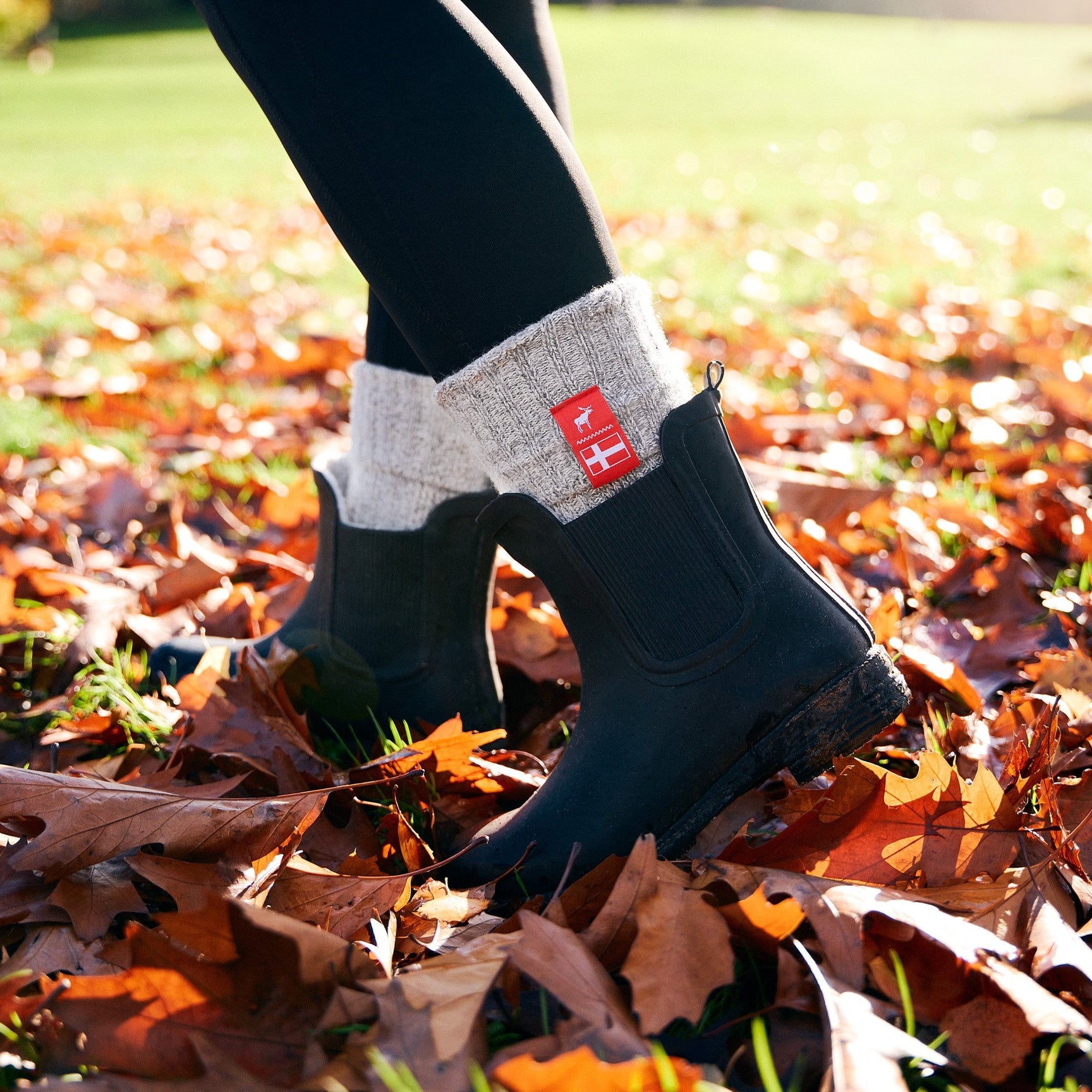 Danish Hygge Socks Sky Grey The Nordic Sock Company