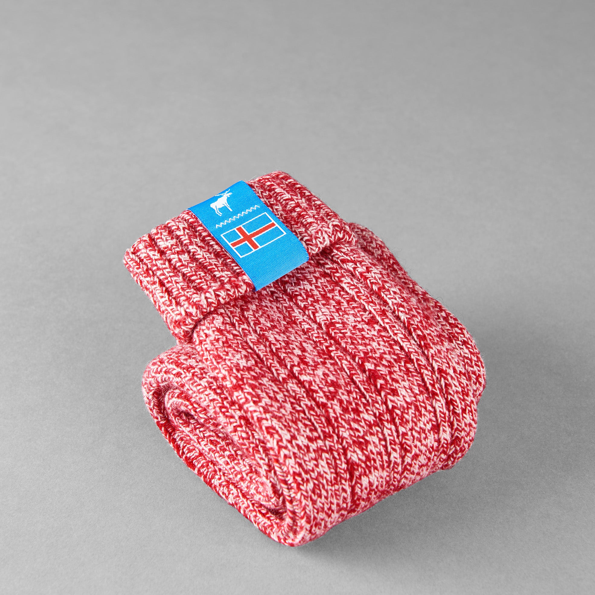 Icelandic Saga Socks Nordic Red The Nordic Sock Company