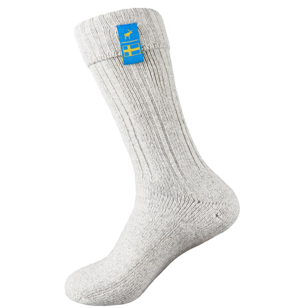 Heather Grey Swedish Lagom walking socks - The Nordic Sock company