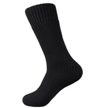 Load image into Gallery viewer, Black warm wool socks 
