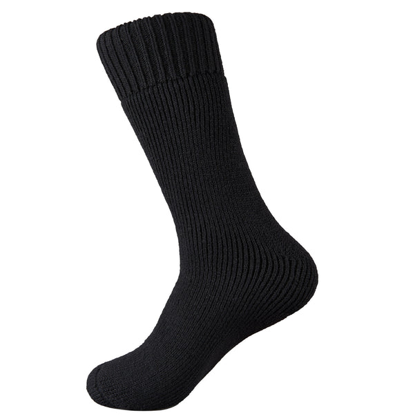 Black warm wool socks 