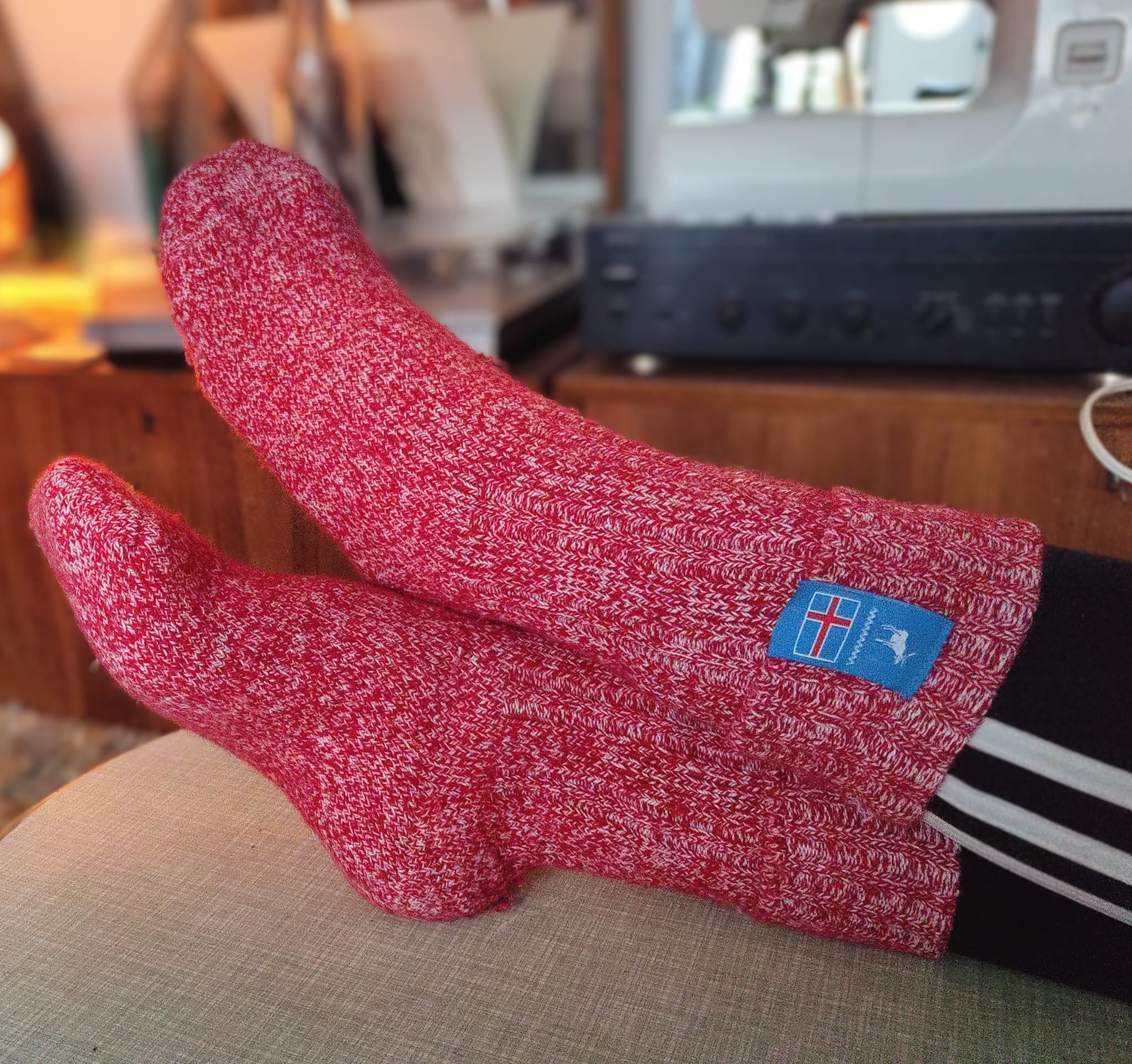 Icelandic Saga Socks Nordic RedN The Nordic Sock Company